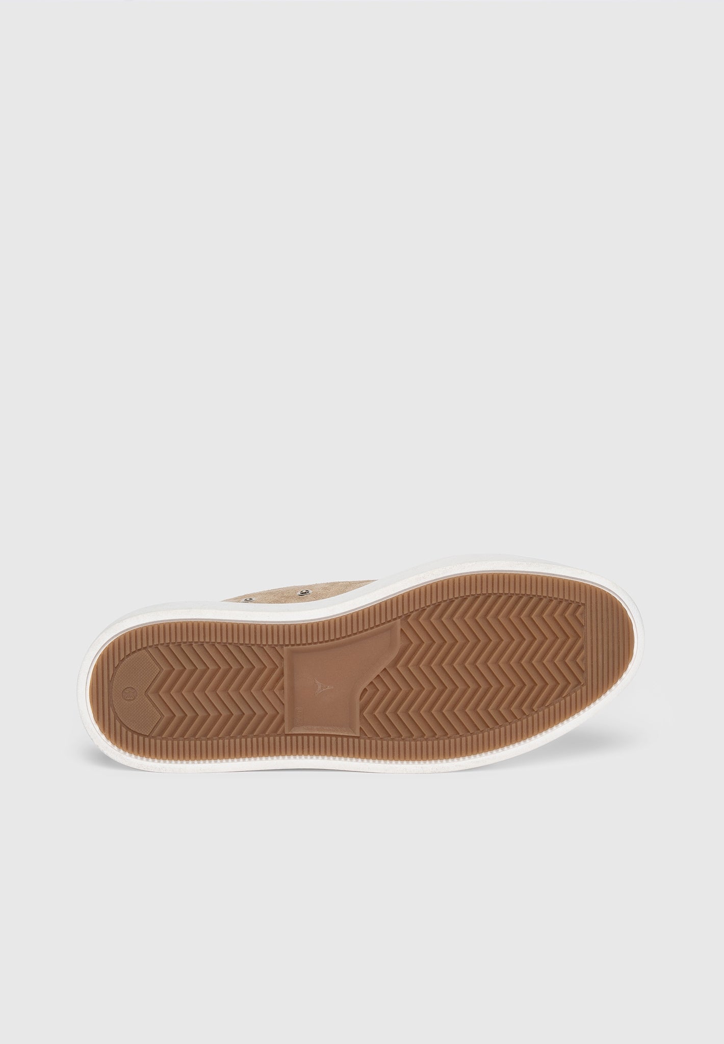Men's Vienna - Suede Contrast Stitch Sneaker - Beige