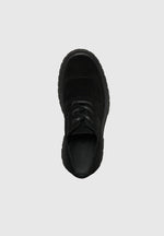 Rennes - Suede Derby Shoe - Black