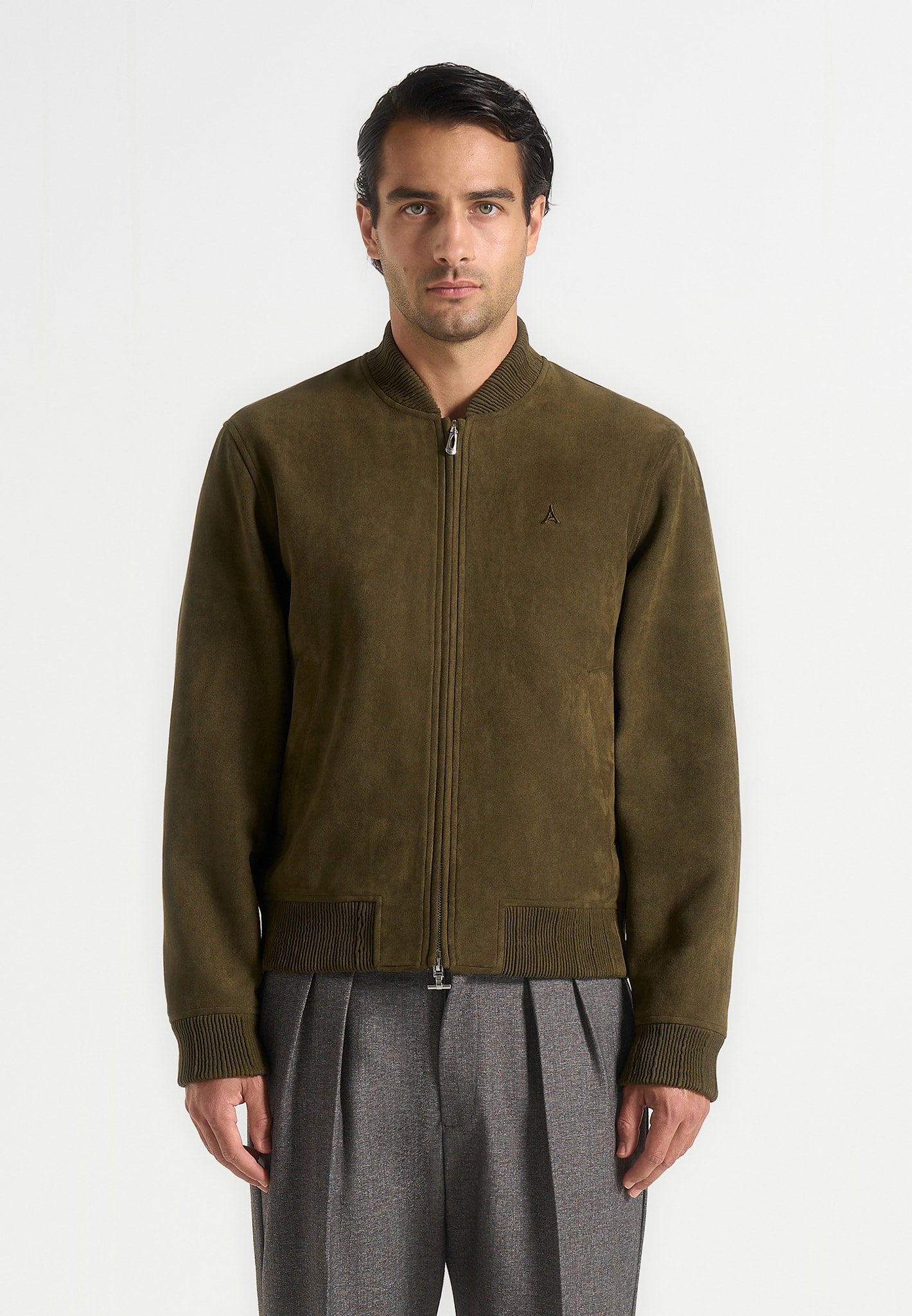 arsene-suede-bomber-jacket-olive 