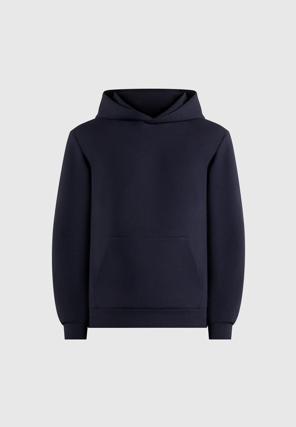 JS007 - Neoprene Minimal Regular Fit Hoodie - Navy