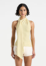 elodie-knitted-draped-halterneck-top-pale-yellow