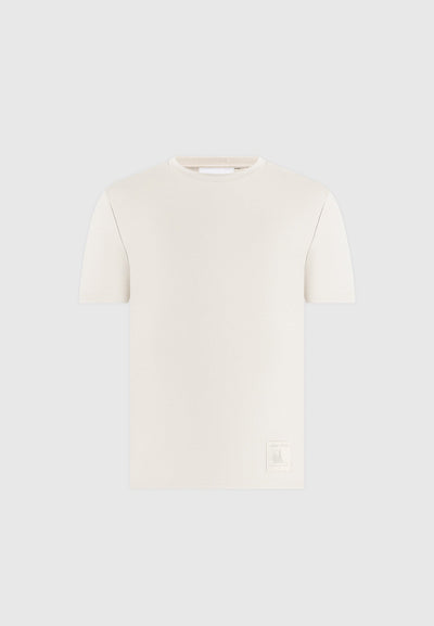 Matteo - Regular Fit Cotton T-Shirt - Cream