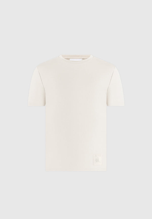 Matteo - Regular Fit Cotton T-Shirt - Cream
