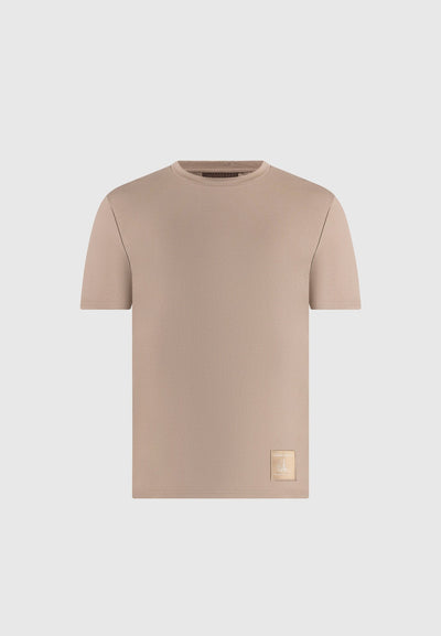 Matteo - Regular Fit Cotton T-Shirt - Taupe