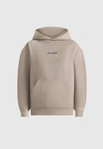 Ollie - Unisex Signature Relaxed Fit Hoodie - Taupe