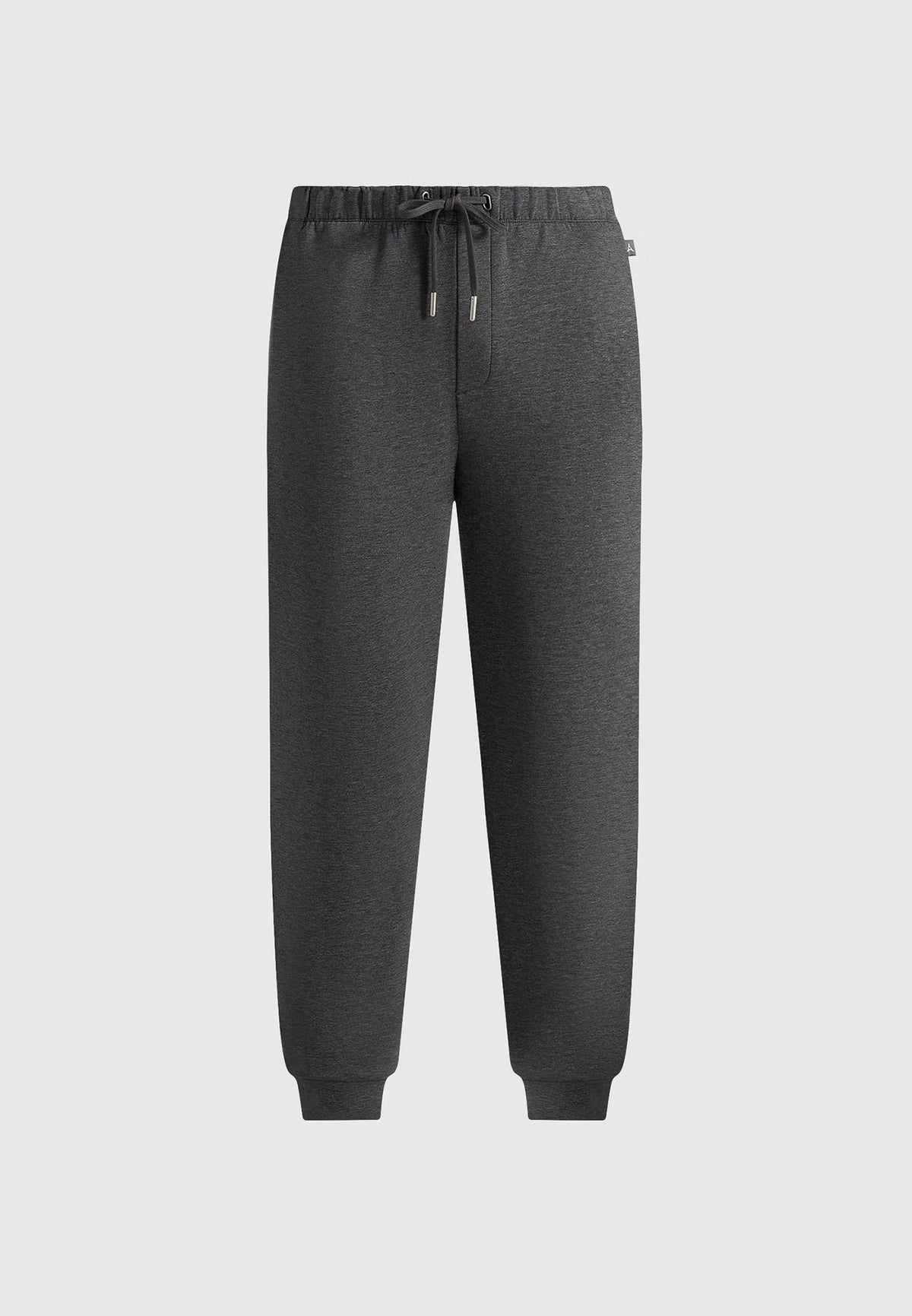 JS008 - Neoprene Minimal Tapered Fit Cuffed Joggers - Charcoal Grey