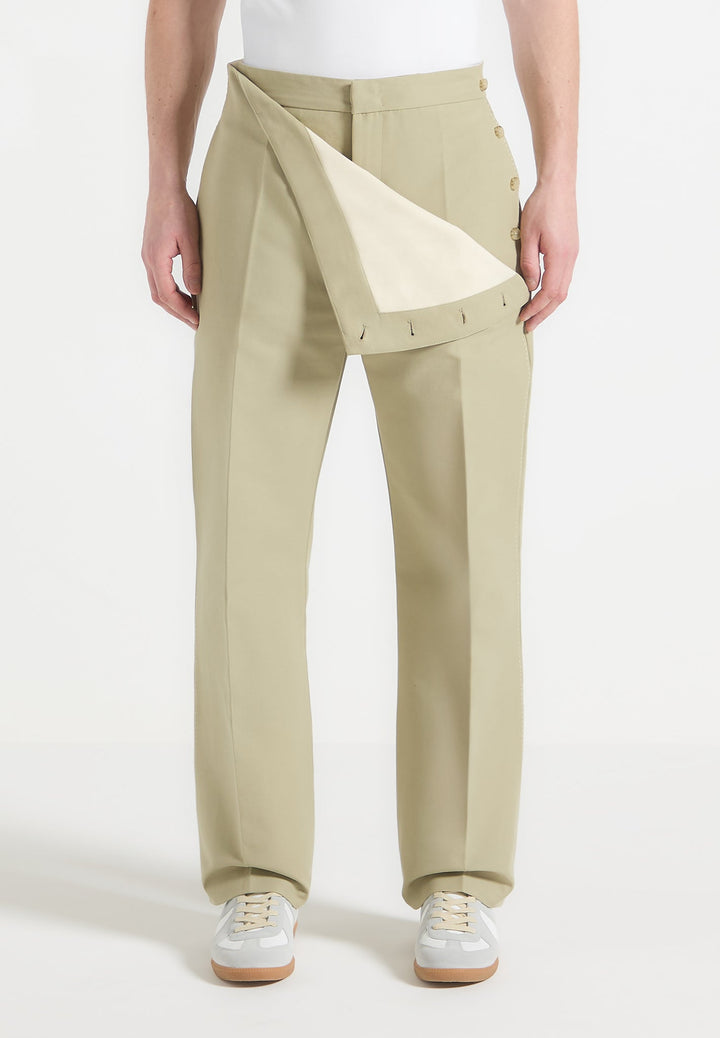 Foldover Trousers - Sage