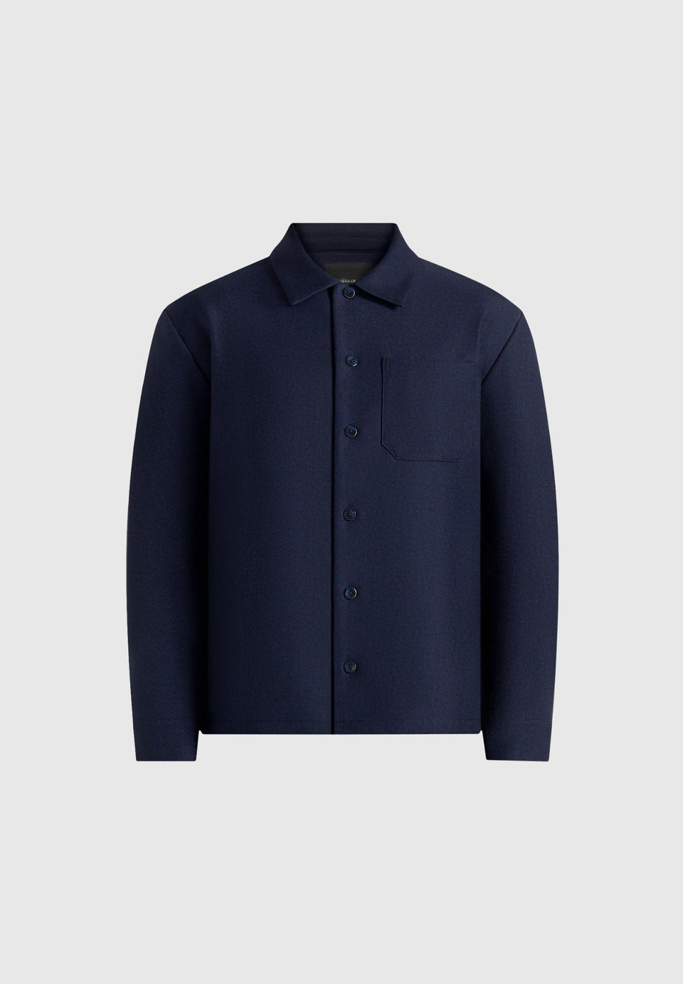 Valentin - Classic Tailored Long Sleeve Shirt - Navy