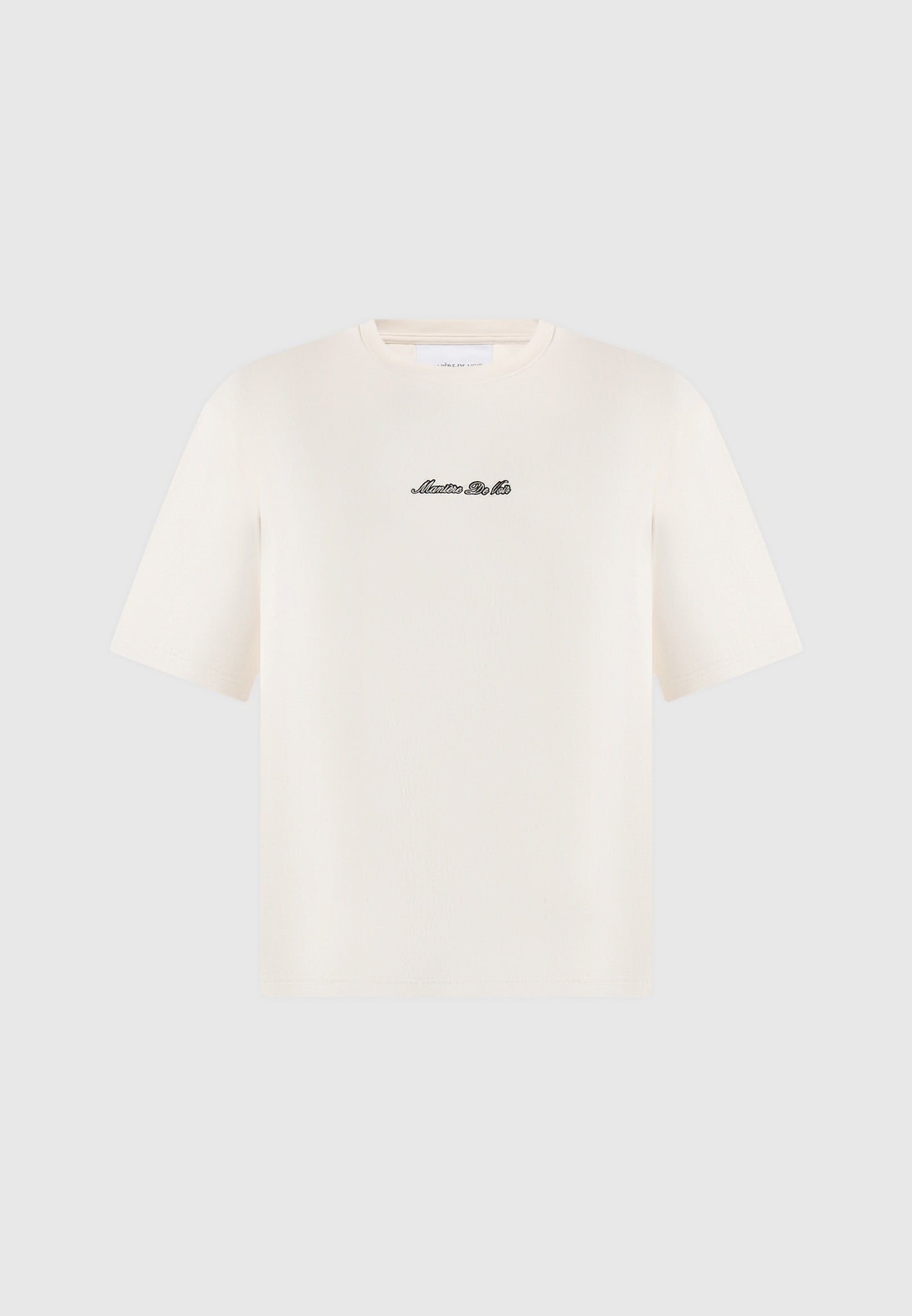 Ari - Unisex Signature Relaxed Fit Cotton T-Shirt - Cream