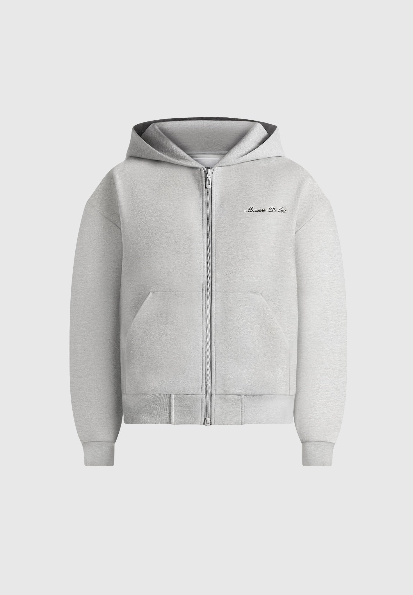js002-unisex-signature-relaxed-fit-zip-hoodie-marl-grey