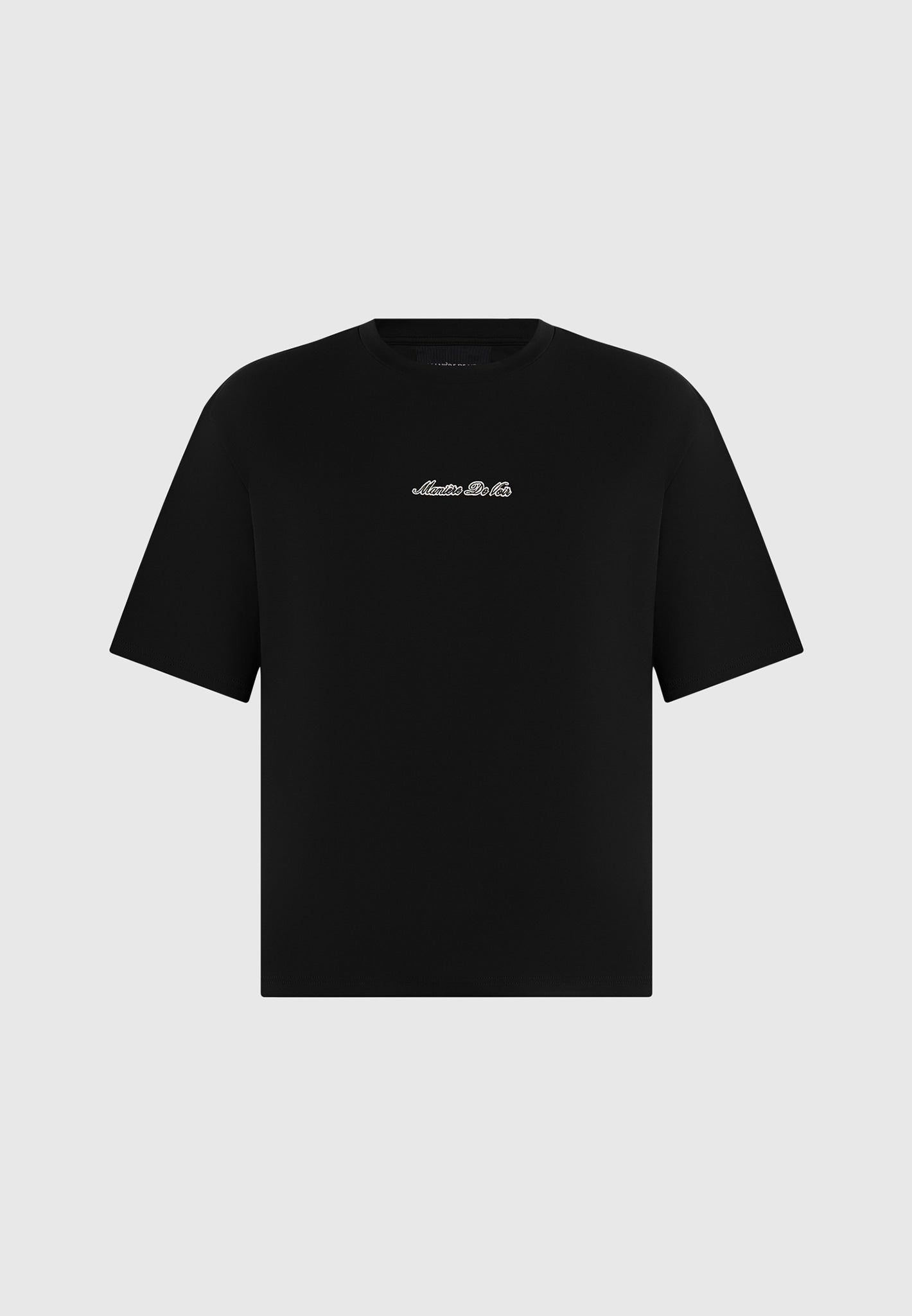 TS001 - Unisex Signature Relaxed Fit Cotton T-Shirt - Black