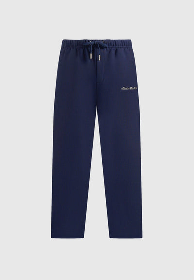JS003 - Unisex Signature Wide Leg Joggers - Navy