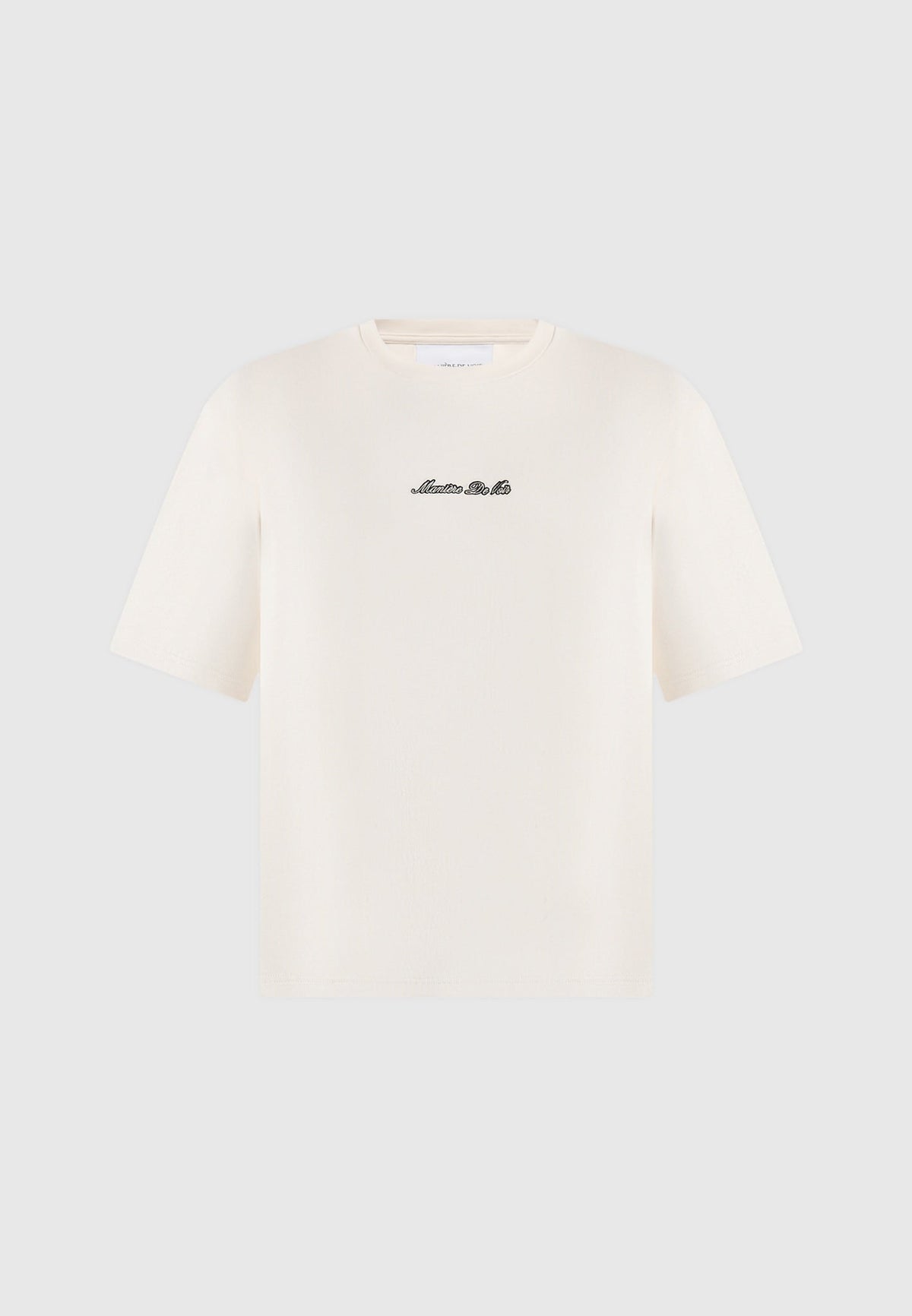 TS001 - Unisex Signature Relaxed Fit Cotton T-Shirt - Cream