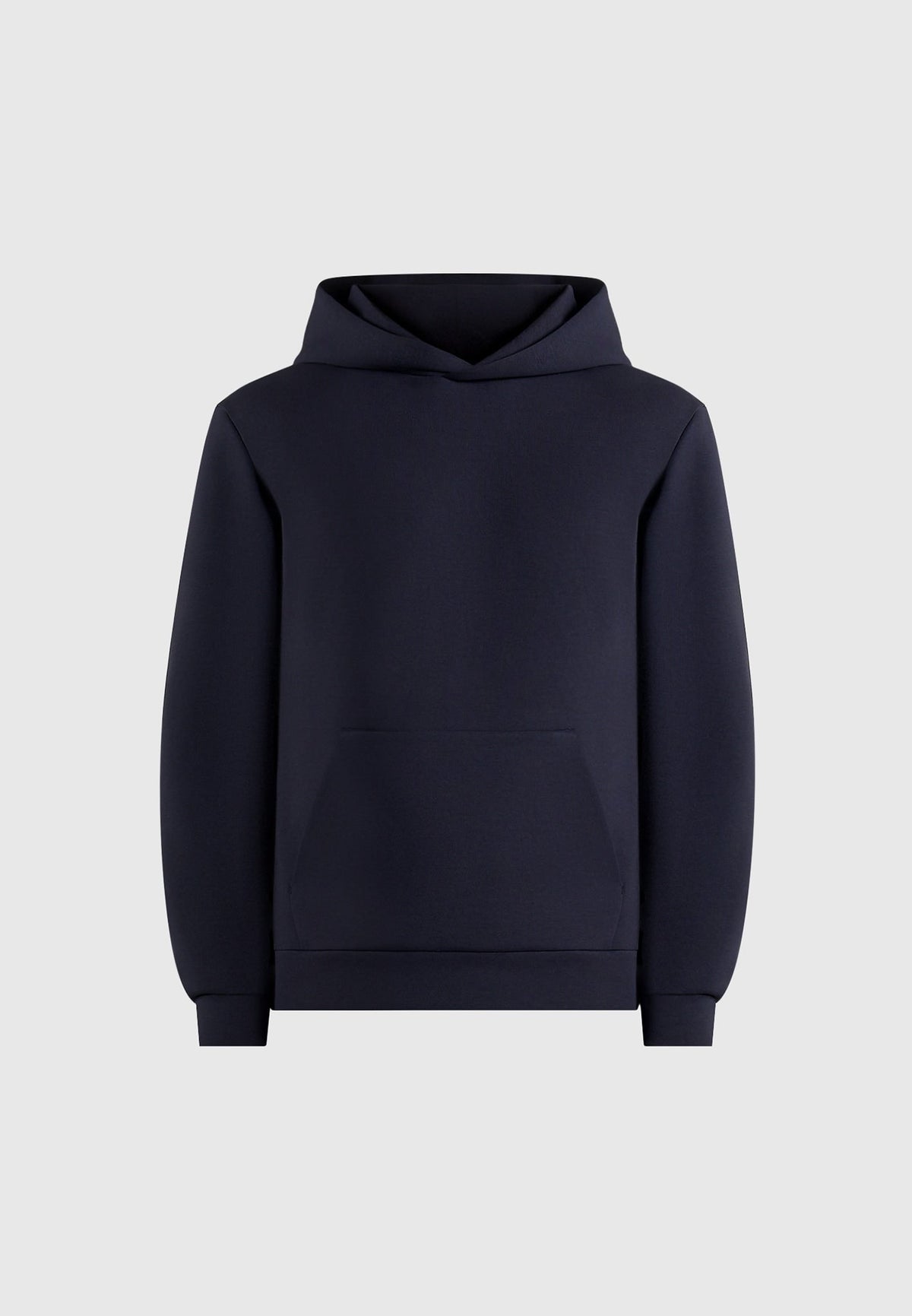 JS007 - Neoprene Minimal Regular Fit Hoodie - Navy
