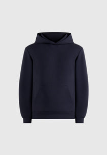 JS007 - Neoprene Minimal Regular Fit Hoodie - Navy