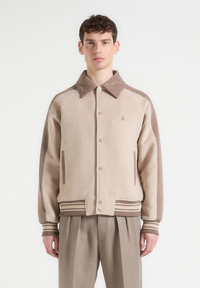 andre-contrast-wool-blend-varsity-jacket-beige