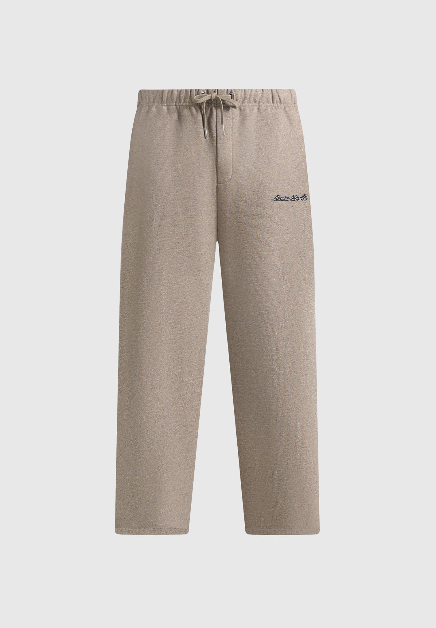 JS003 - Unisex Signature Wide Leg Joggers - Taupe