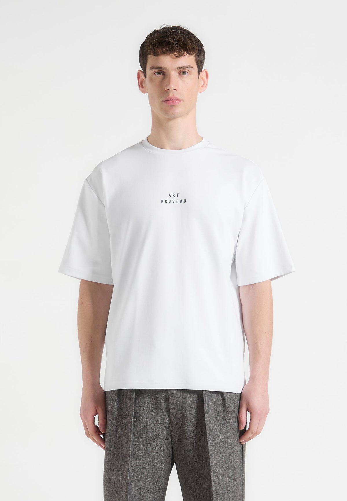 Art Nouveau - Cotton T-Shirt - White
