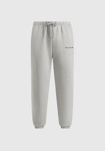 JS005 - Signature Regular Fit Cuffed Joggers - Marl Grey