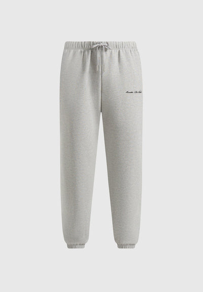 JS005 - Signature Regular Fit Cuffed Joggers - Marl Grey