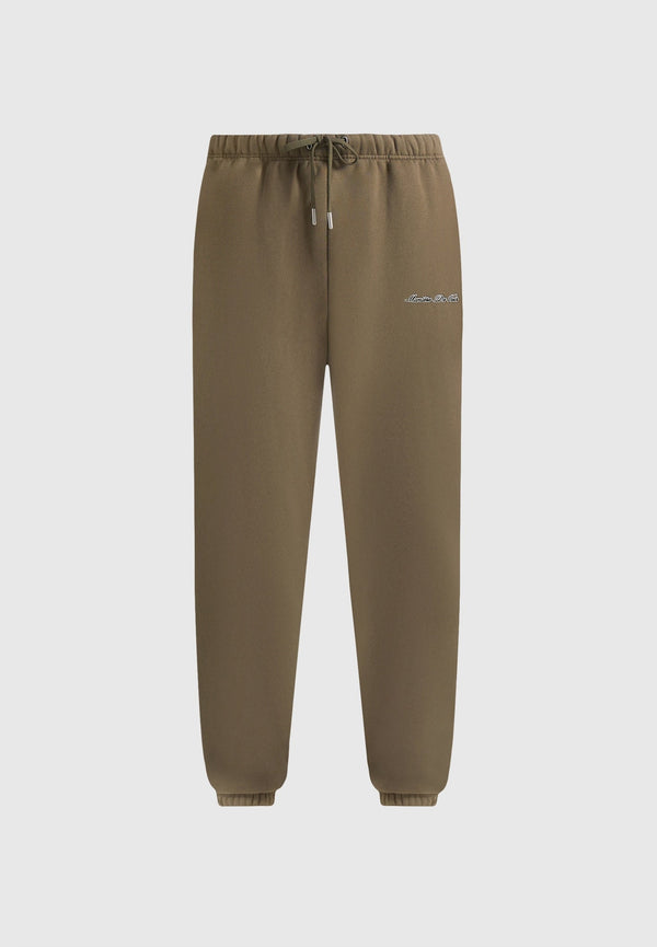 JS005 - Signature Regular Fit Cuffed Joggers - Olive