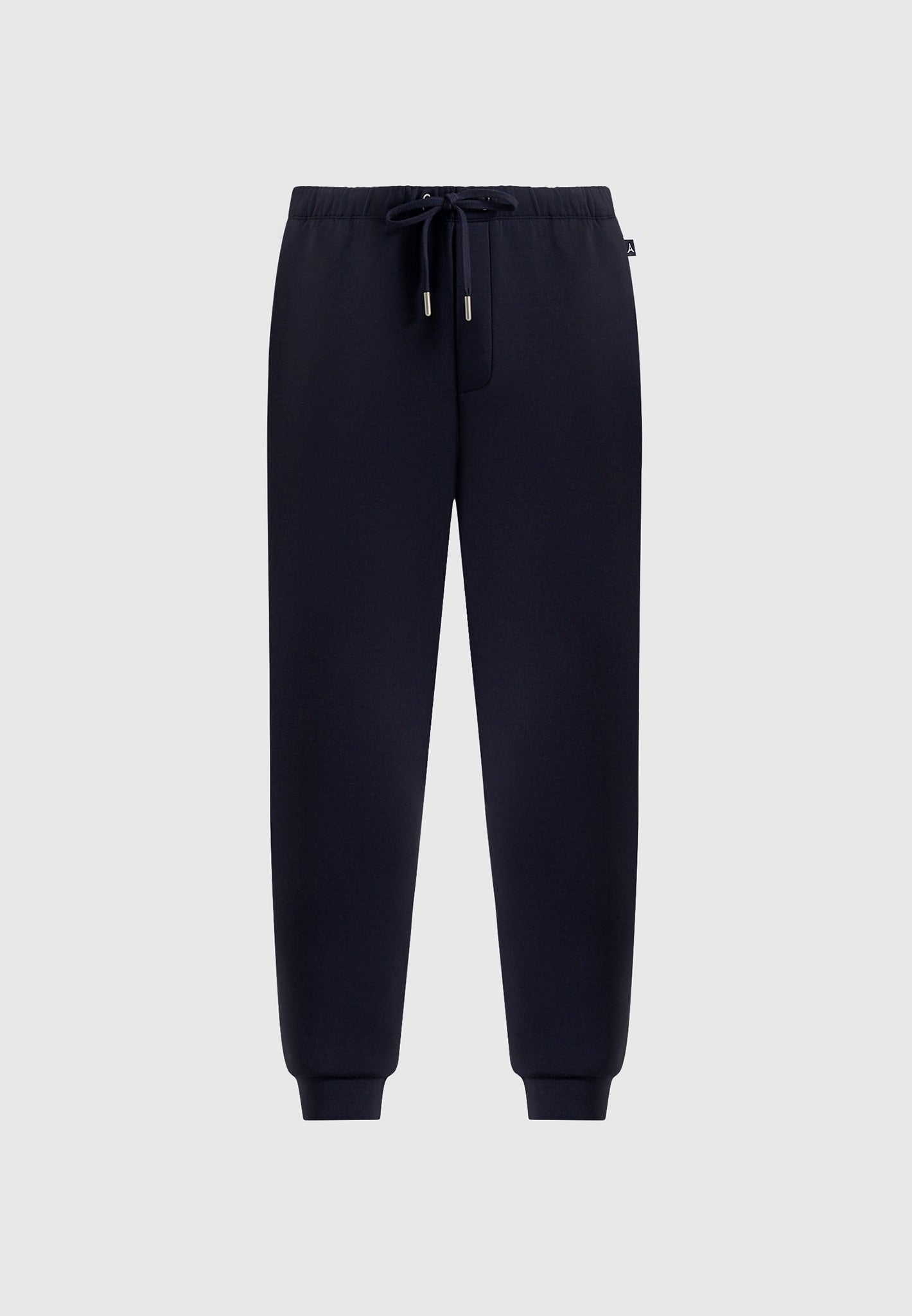 JS008 - Neoprene Minimal Tapered Fit Cuffed Joggers - Navy 