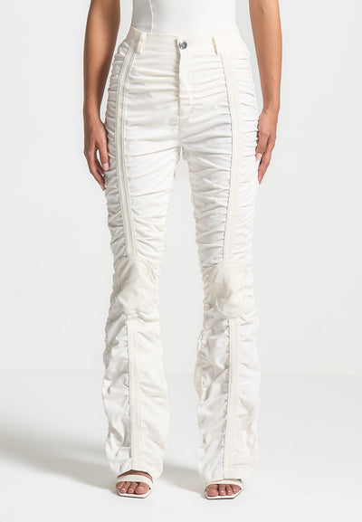 ruched-trousers-with-knee-patch-white