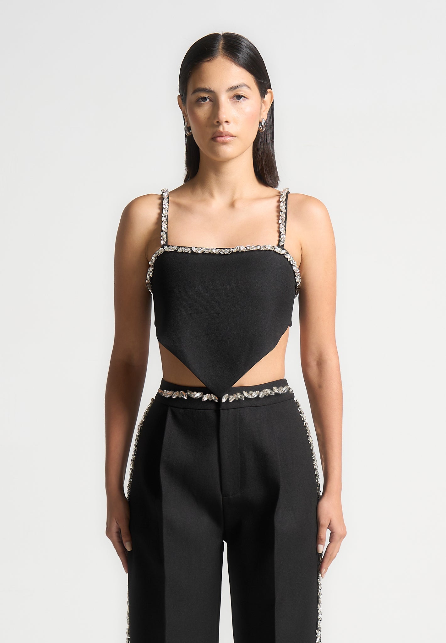 eloise-embellished-strap-handkerchief-top-black