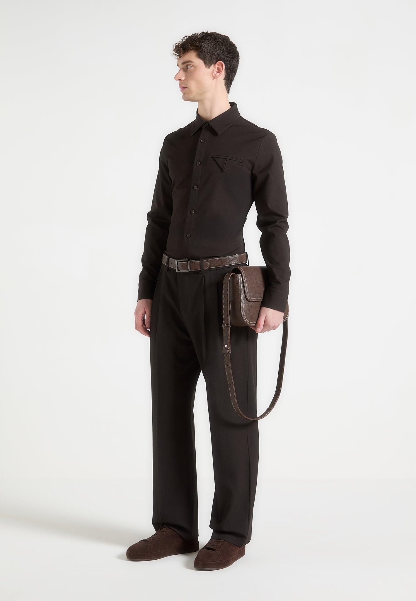 Rafael - Reversible Leather Belt - Black/Brown