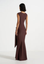 rania-asymmetric-draped-maxi-dress-brown