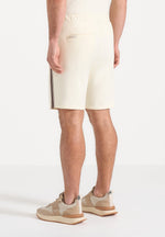 Taylor - Taped Cotton Shorts - Cream
