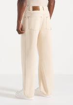 DN002 - Relaxed Fit Denim Jeans - Cream