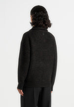 jamie-unisex-speckled-wool-zip-through-jacket-black