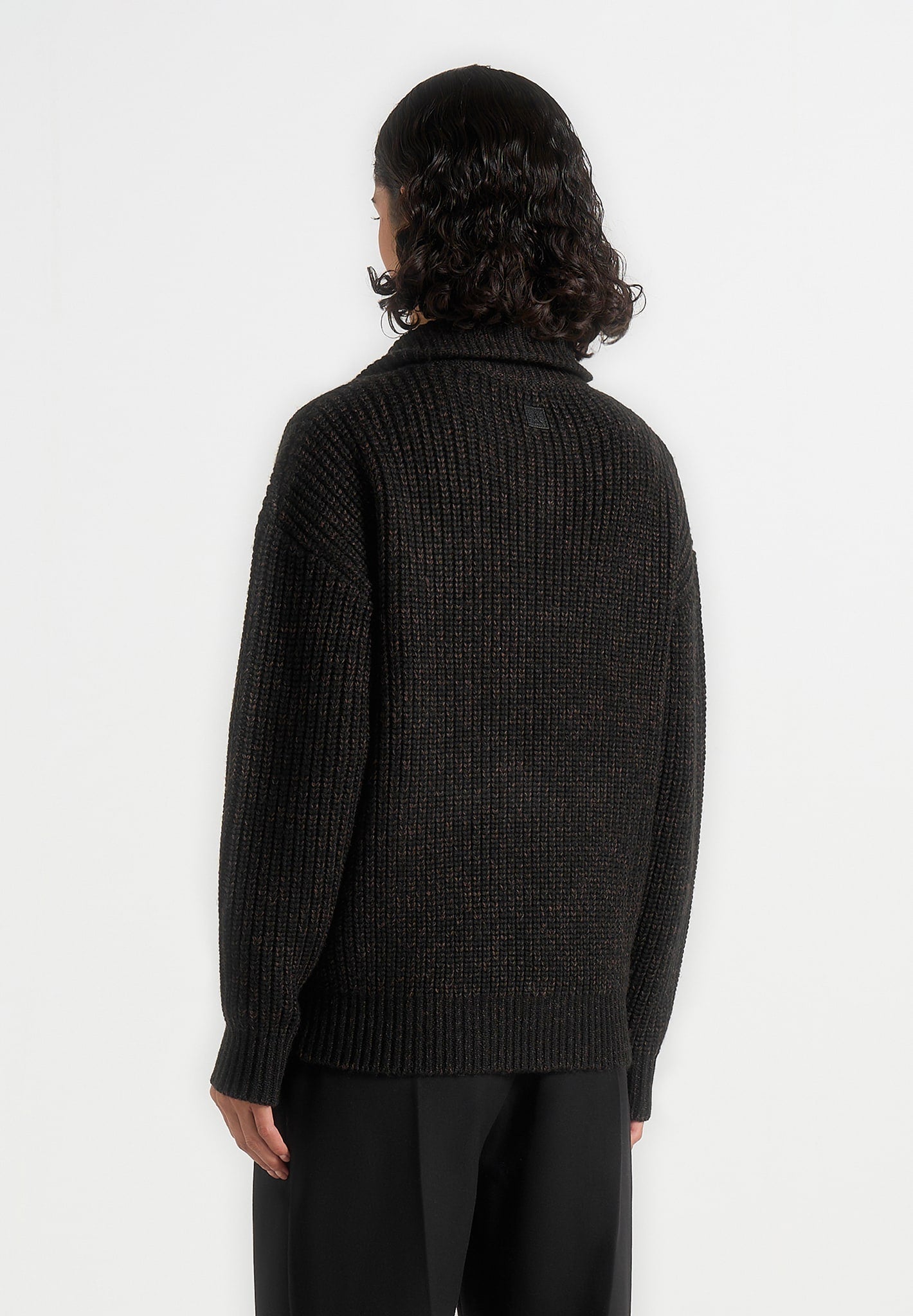 jamie-unisex-speckled-zip-through-jacket-black