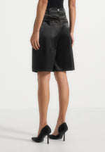 lorette-satin-double-pleat-shorts-black