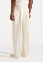 Henri - Foldover Pants - Cream