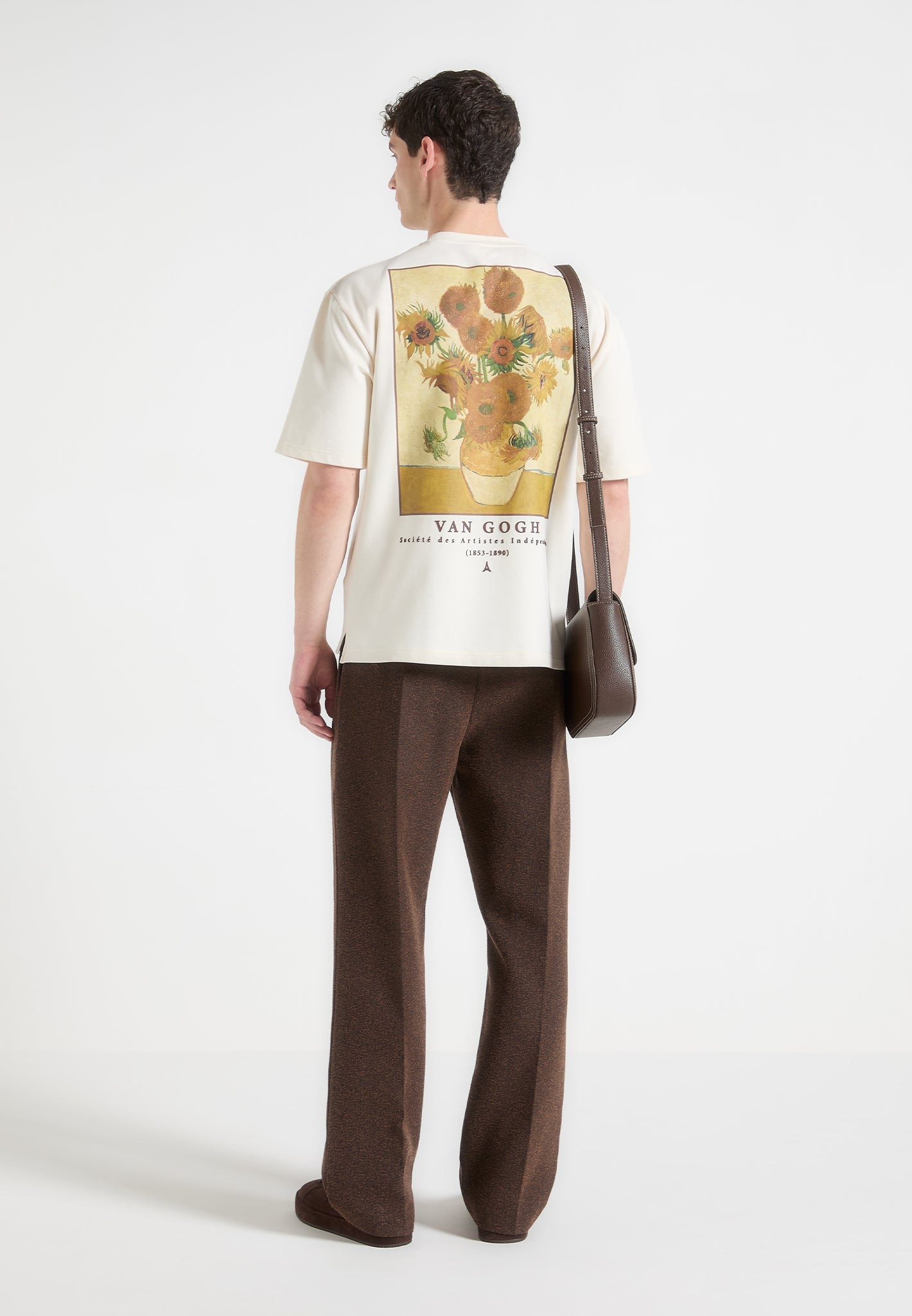 Sunflowers - Van Gogh Cotton T-Shirt - Cream