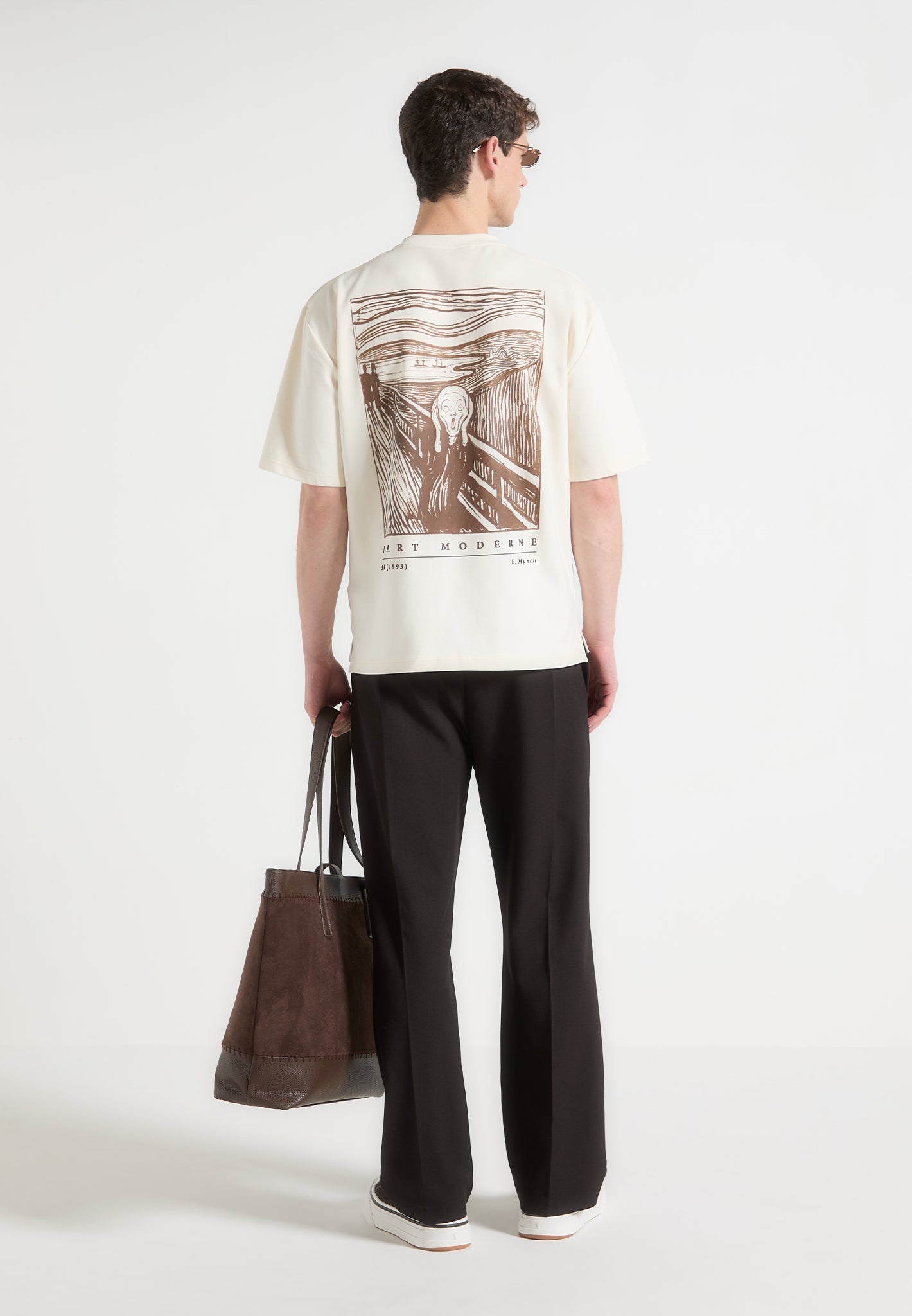 The Scream - Cotton T-Shirt - Cream