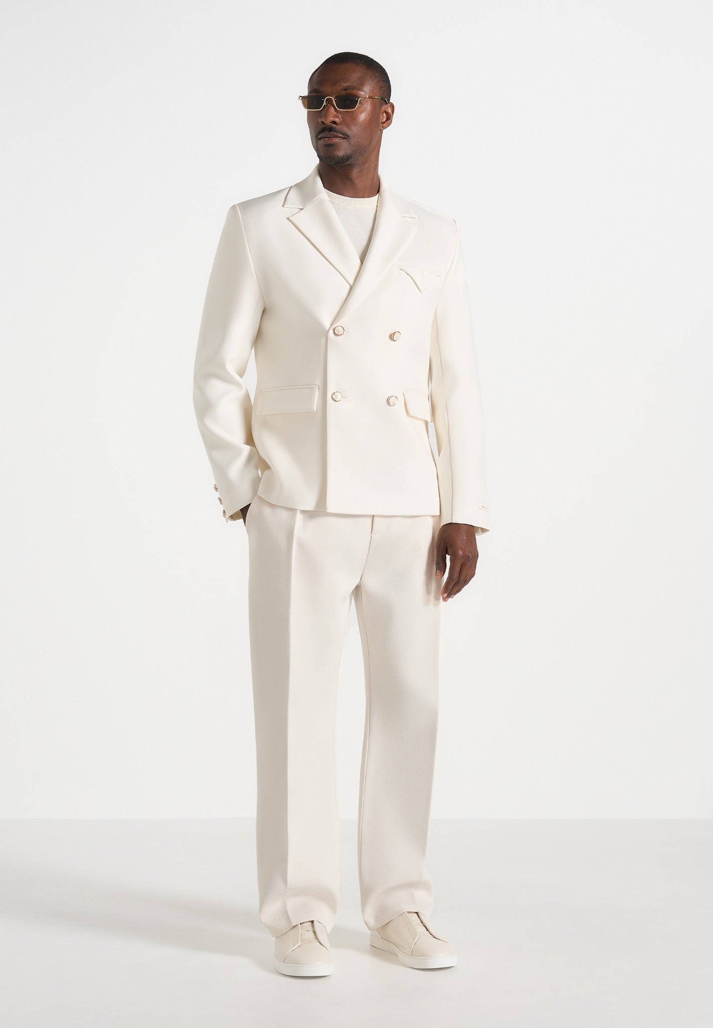 Joseph - Regular Fit Tailored Pants - Off White