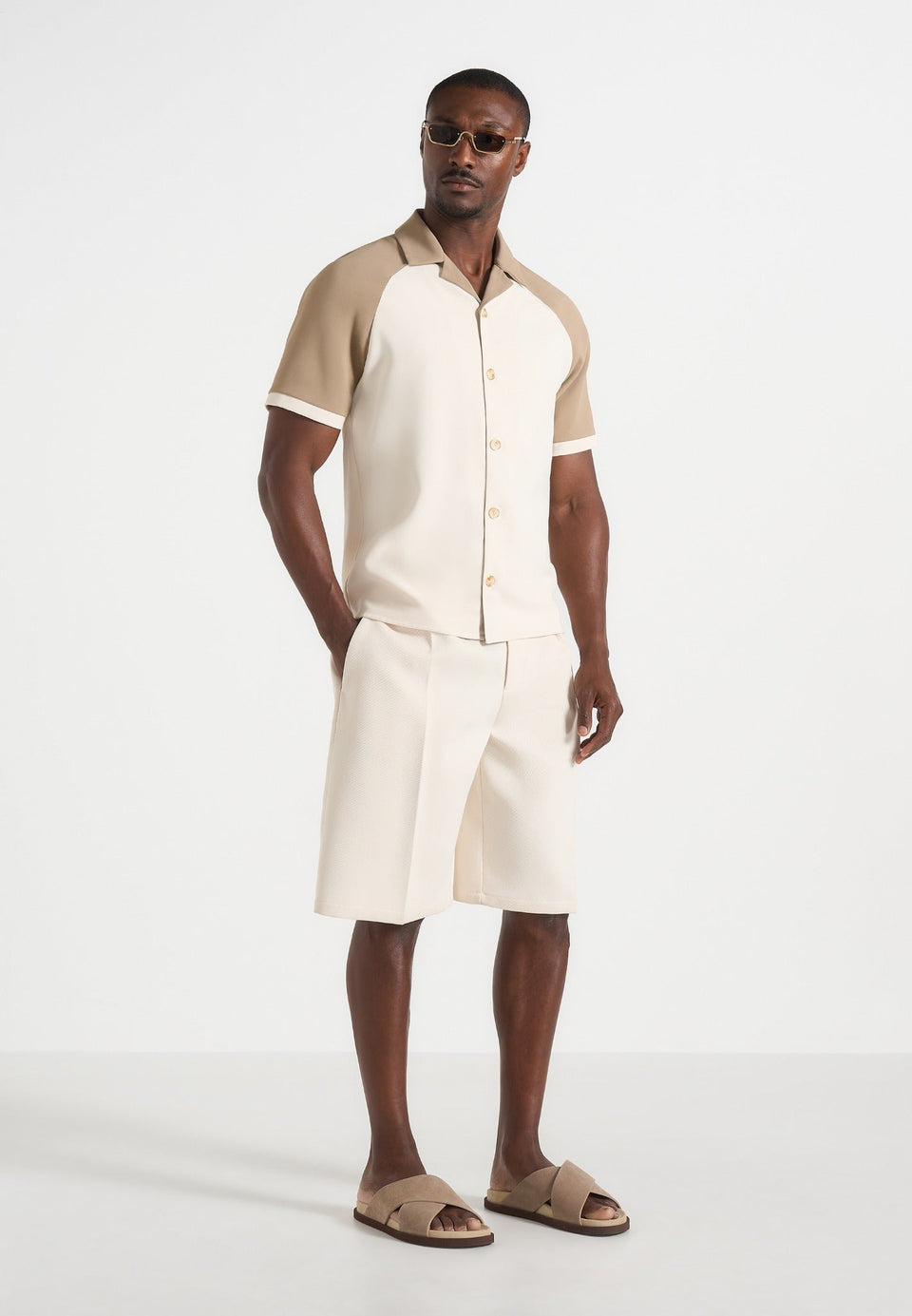 salim-contrast-raglan-shirt-cream-taupe