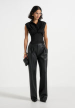 yvette-twist-front-sleeveless-shirt-black