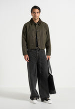 nino-clasp-detail-contrast-stitch-gabardine-jacket-olive