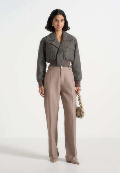 cosette-herringbone-wool-lapel-bomber-jacket-grey