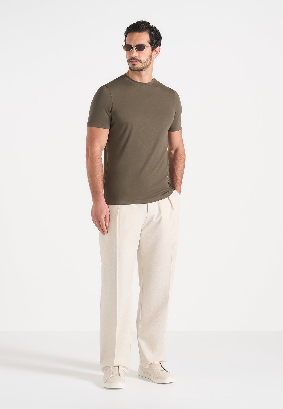 TS003 - Fitted Luxe T-Shirt - Olive