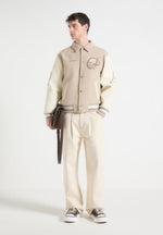 le-galerie-wool-blend-varsity-jacket-beige