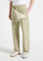 Henri - Foldover Pants - Sage