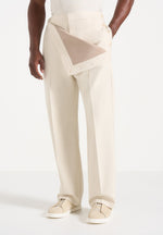 Henri - Foldover Pants - Cream