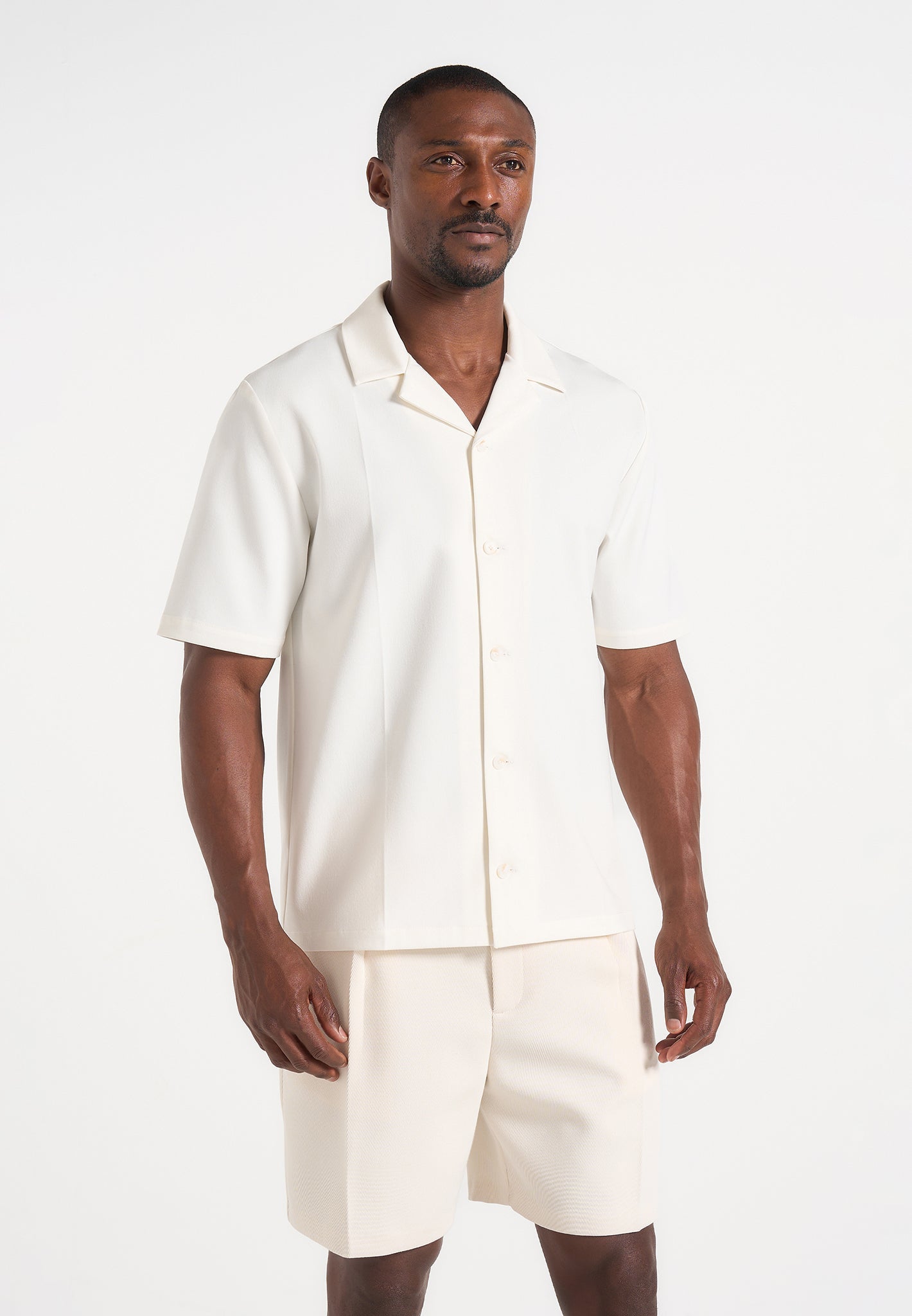 Felix - Tailored Shirt With Crease - White 