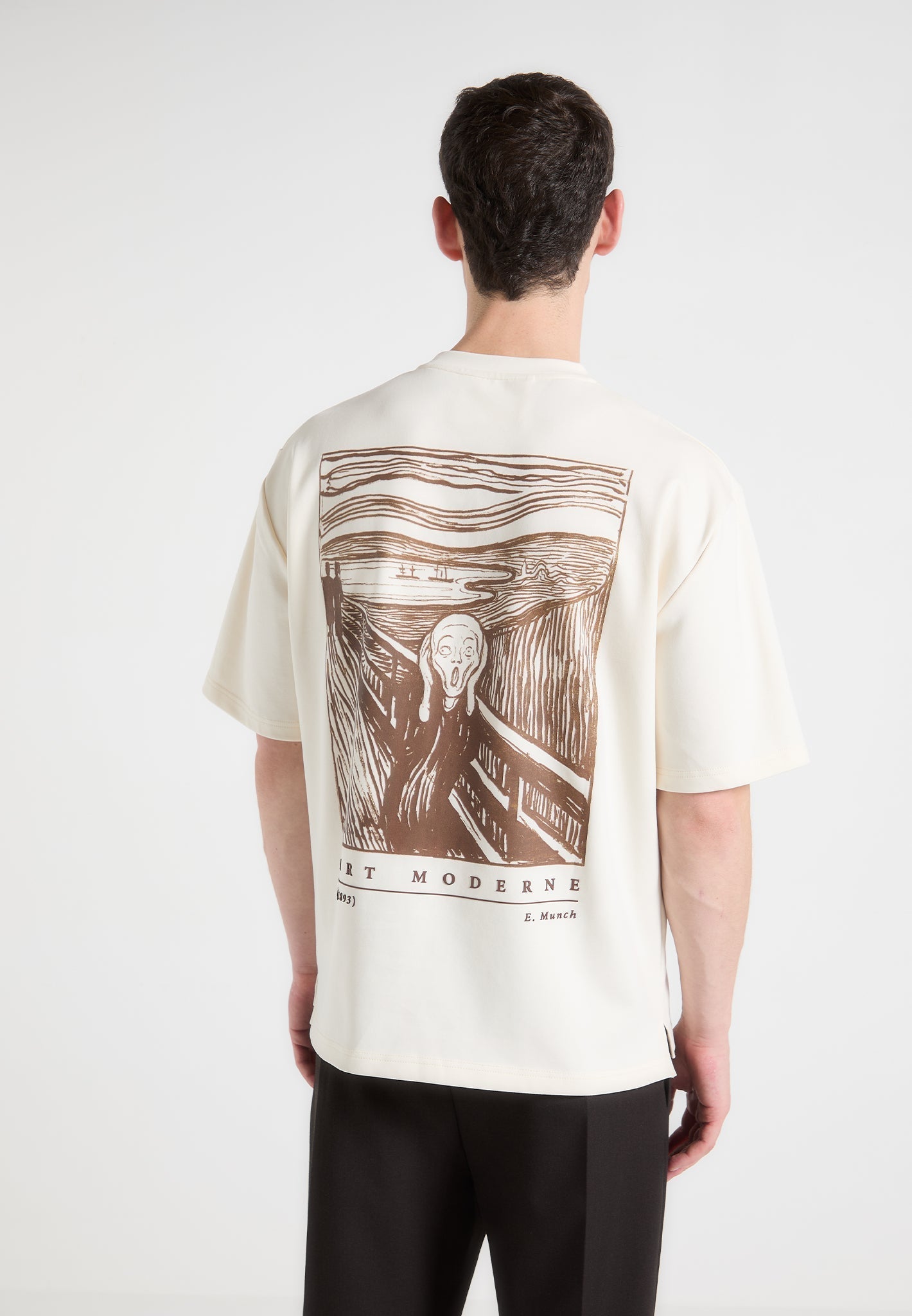 The Scream - Cotton T-Shirt - Cream 