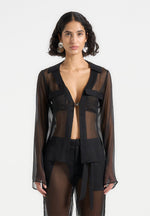 sheer-shirt-with-clasp-black